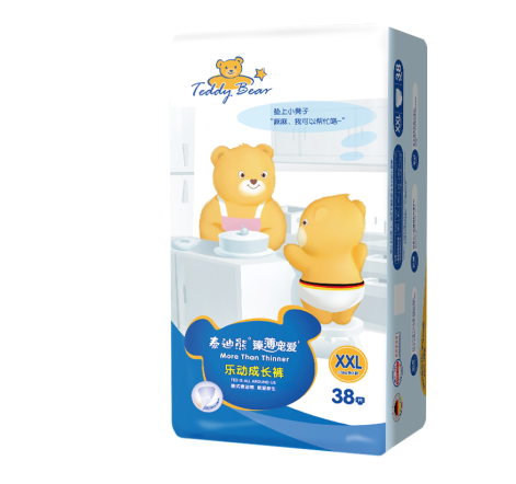 泰迪熊教你如何正确使用纸尿裤